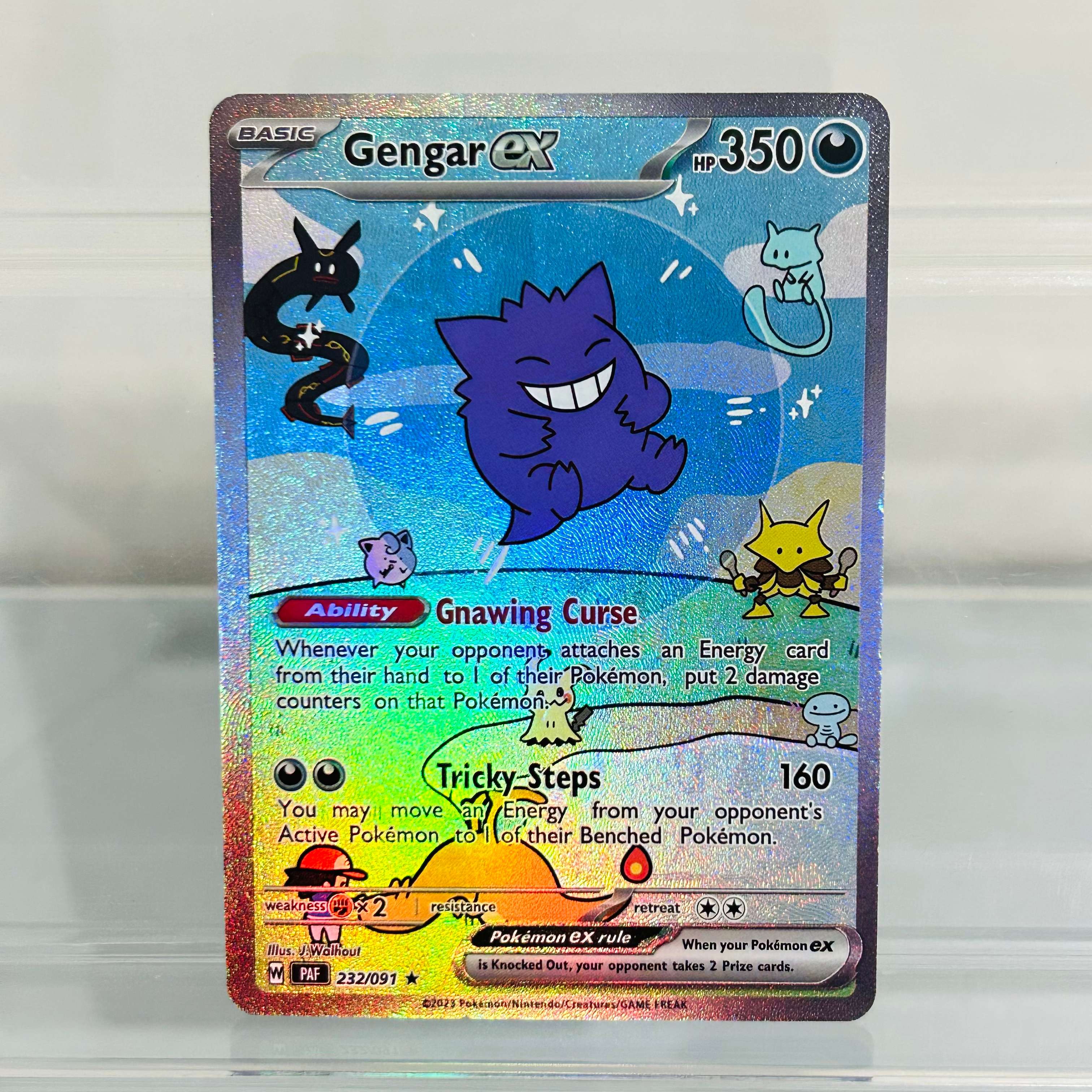 Vintage Collectible Cards - Pokemon BUBBLE Series Gengar ex 232/091