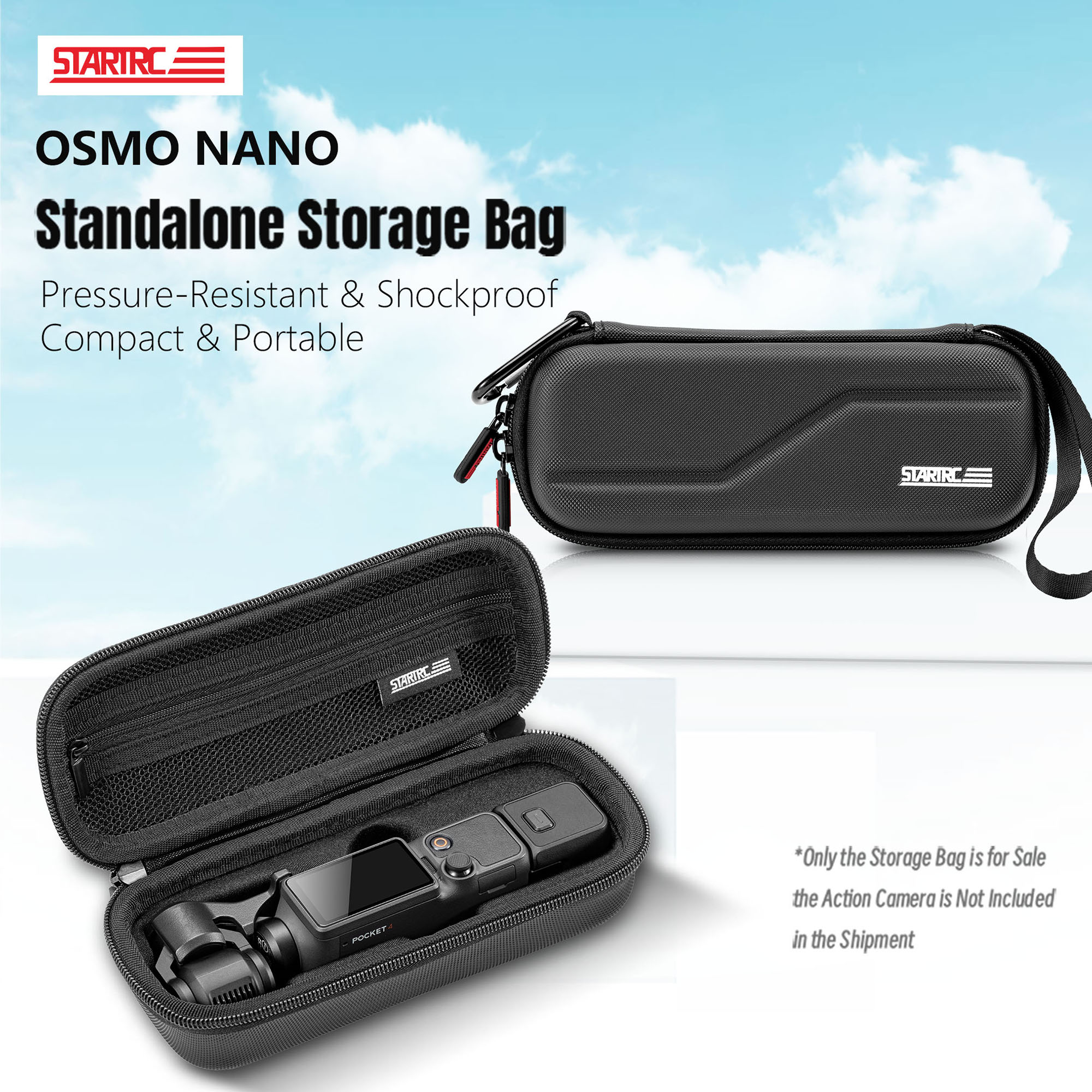 Camera Leather Case - Portable Storage Bag For DJI OSMO