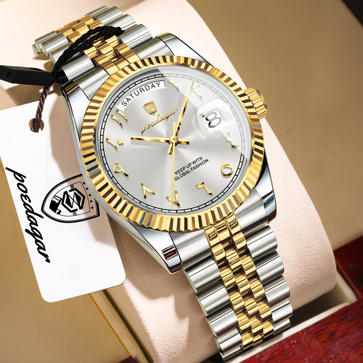 Vintage Collectible Watches - POEDAGAR Luxury Brand Man Clock Waterproof