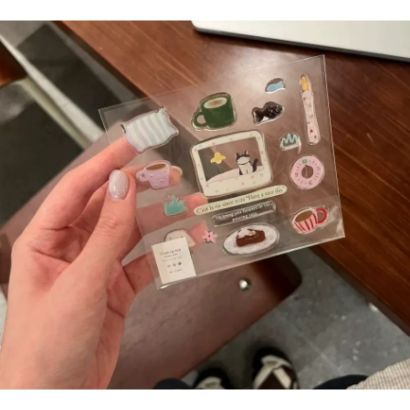 Cute Black Cat Clock Sticker S - Camera Leather Case review and price