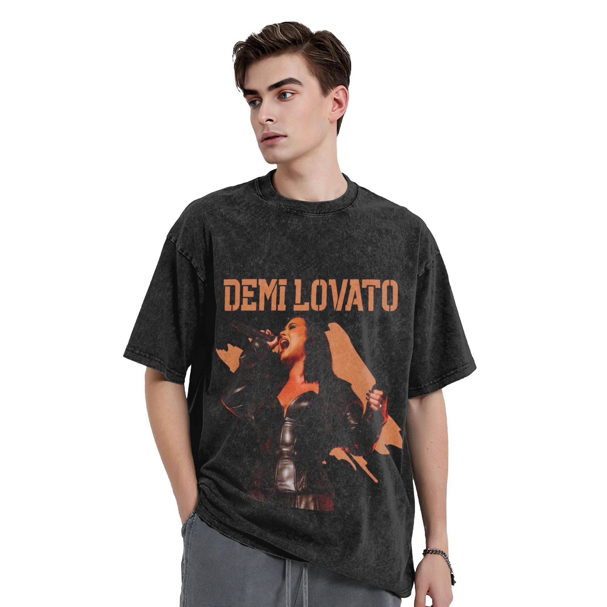 Harajuku Washed Shirts Demi Lo - Collectible Vintage T Shirts review and price
