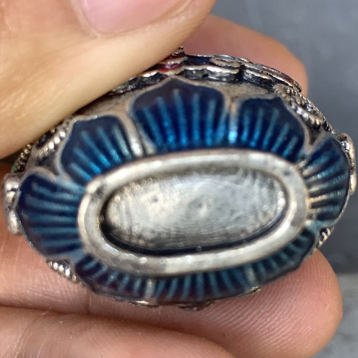 Vintage Cloisonne Bronze Snuff - Vintage Collectible Bottles review and price