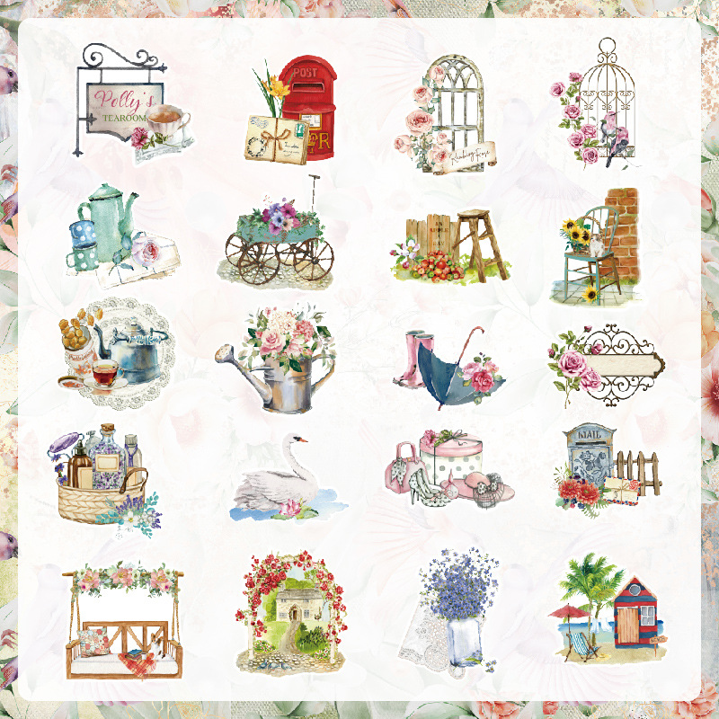 KSCRAFT 40pcs Vintage Stickers - Vintage Collectible Cards review and price