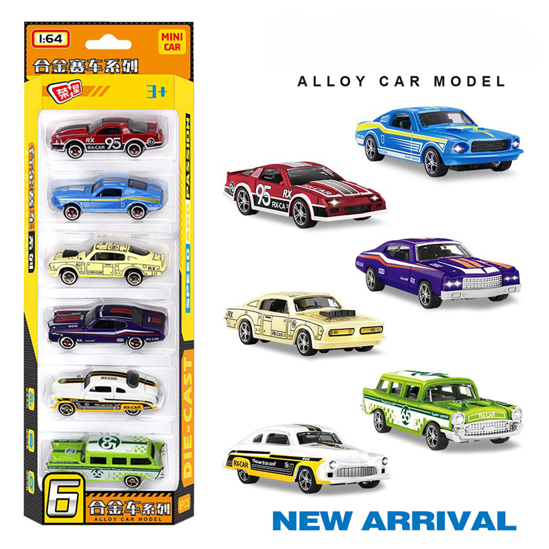 1:64 Alloy retro racing car 6- - Vintage And Collectible Toys review and price