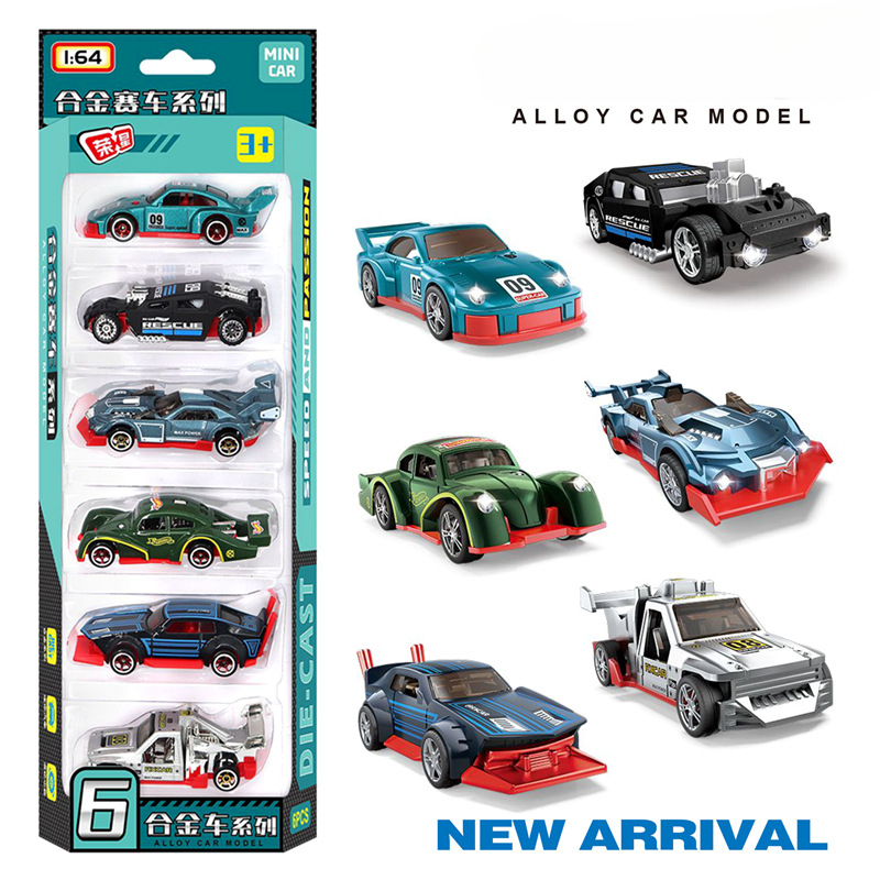 1:64 Alloy retro racing car 6- - Vintage And Collectible Toys review and price