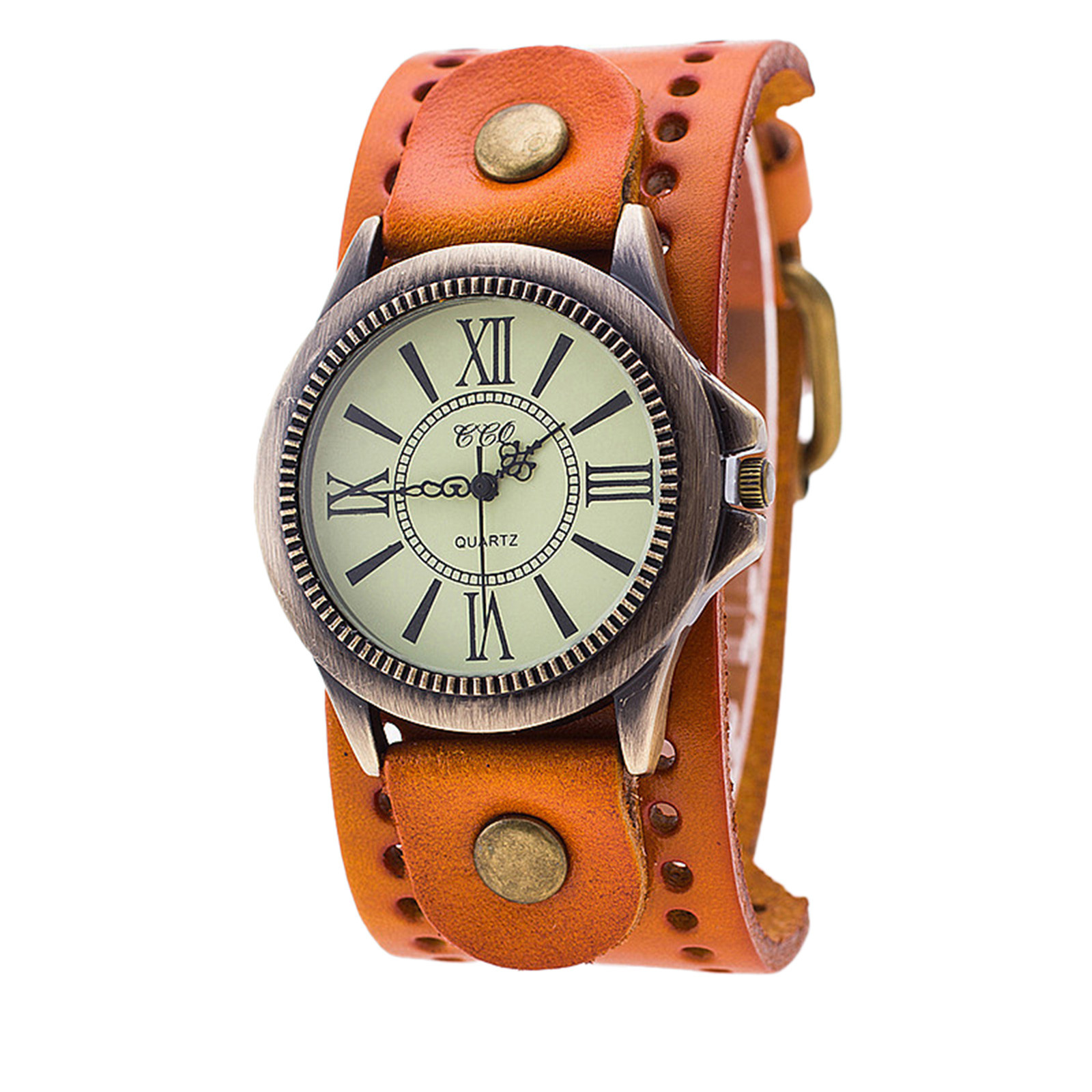 Punk Retro Leather Watch Roman - Vintage Collectible Watches review and price
