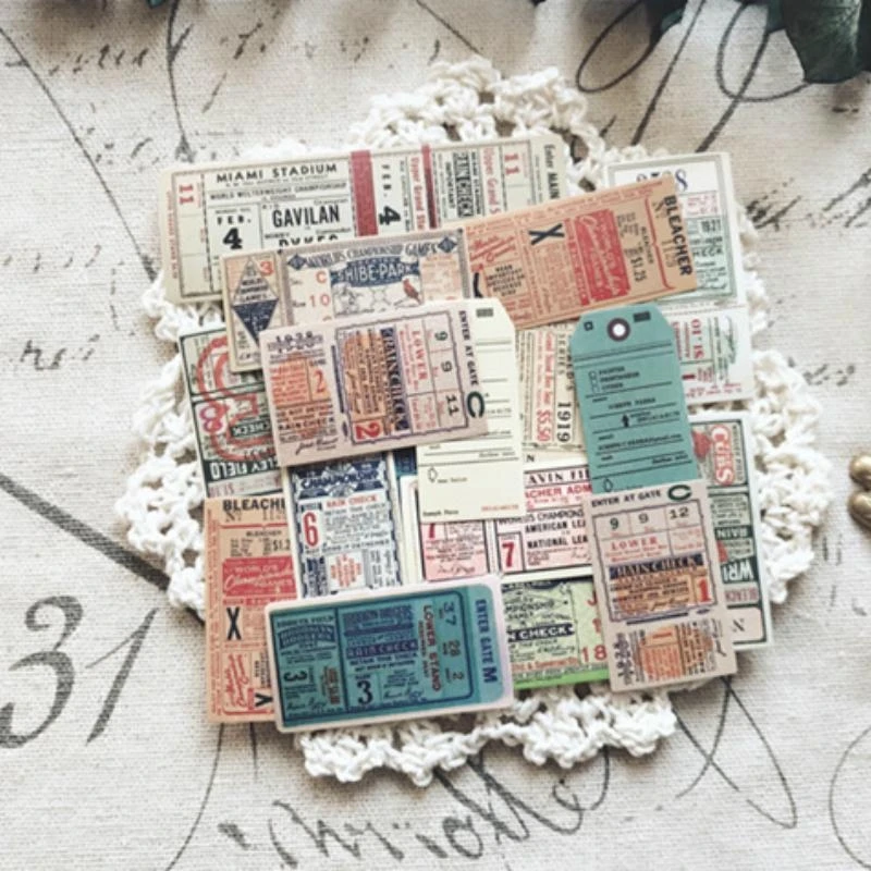 22 Pcs Vintage Paper Stickers  - Vintage Collectible Cards review and price