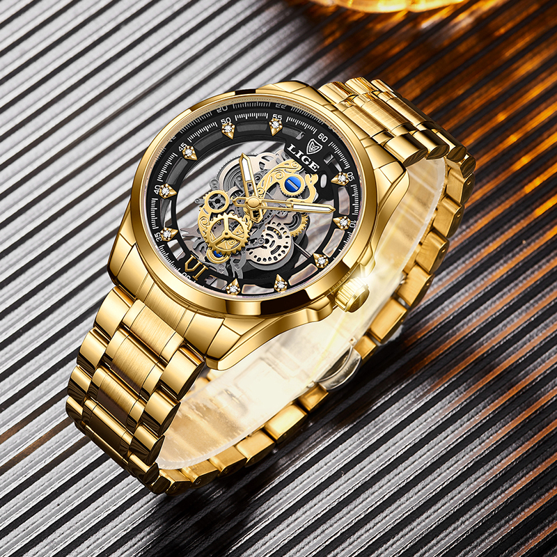 2026 LIGE Men Watch Skeleton A - Vintage Collectible Watches review and price