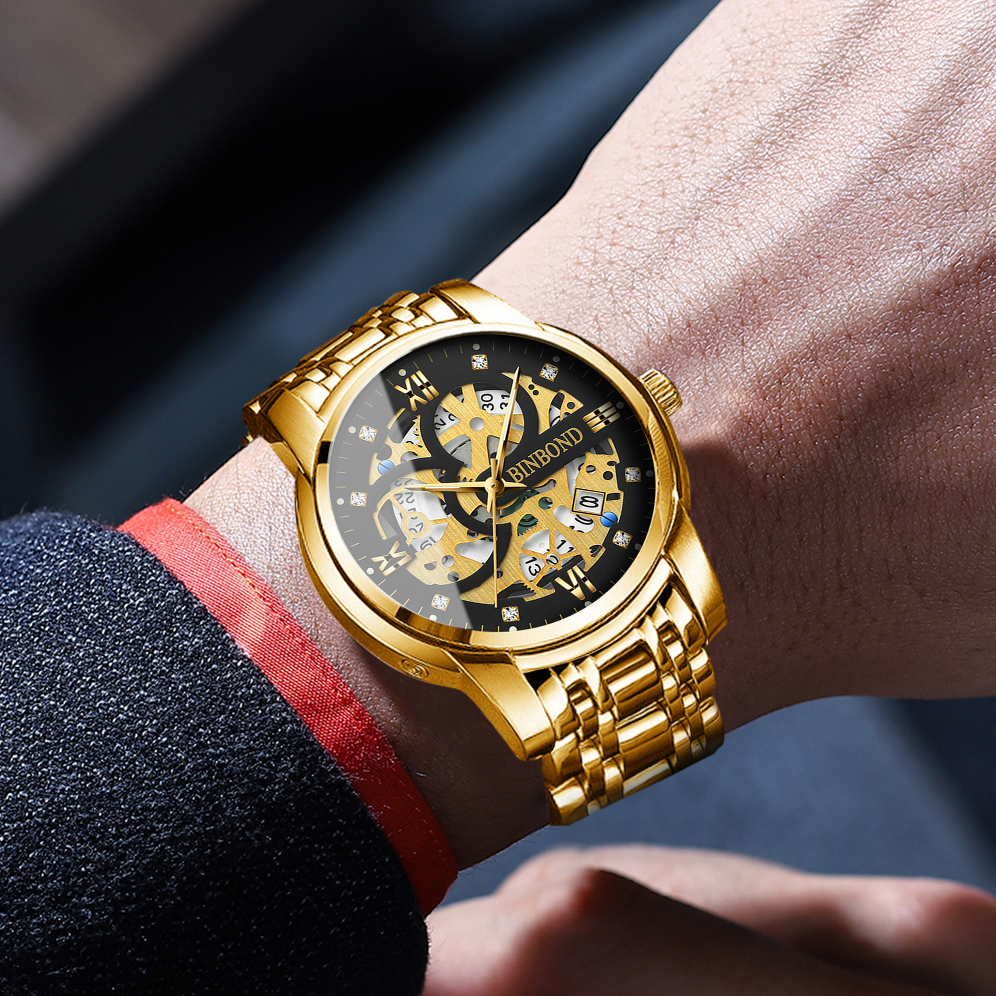 BINBOND hollow out design prec - Vintage Collectible Watches review and price