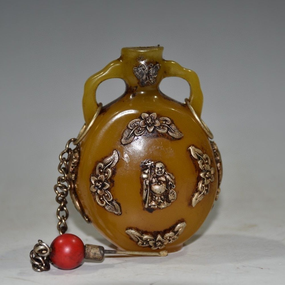 Vintage Collectible Carved Amb - Vintage Collectible Bottles review and price