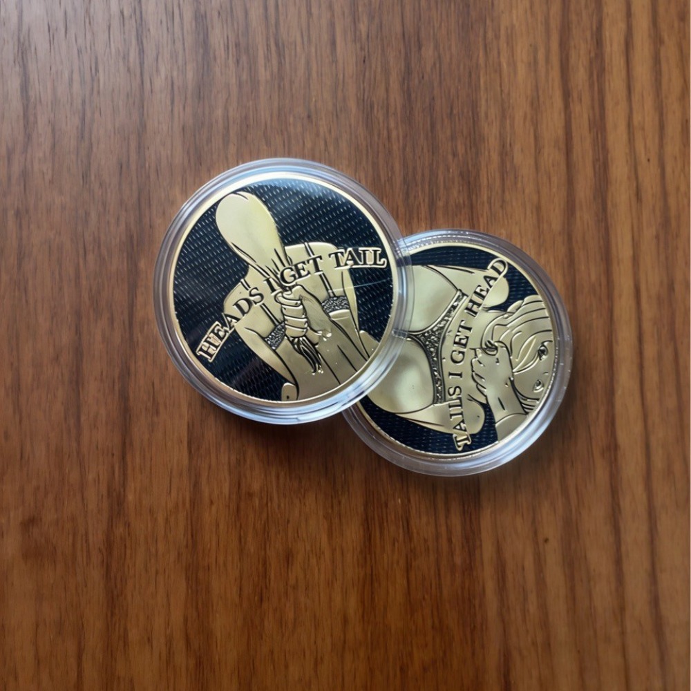 New Funny Heads and Tails Coin - Vintage And Collectible Toys review and price