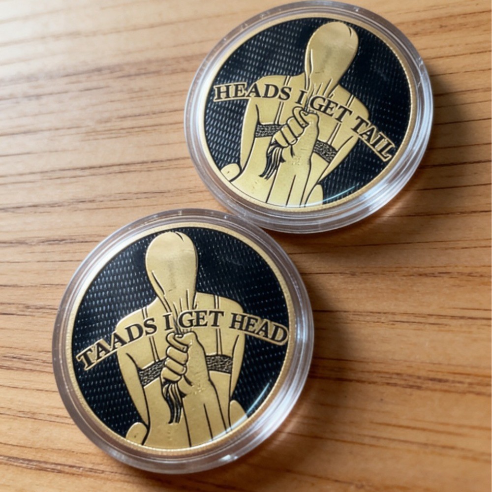 New Funny Heads and Tails Coin - Vintage And Collectible Toys review and price