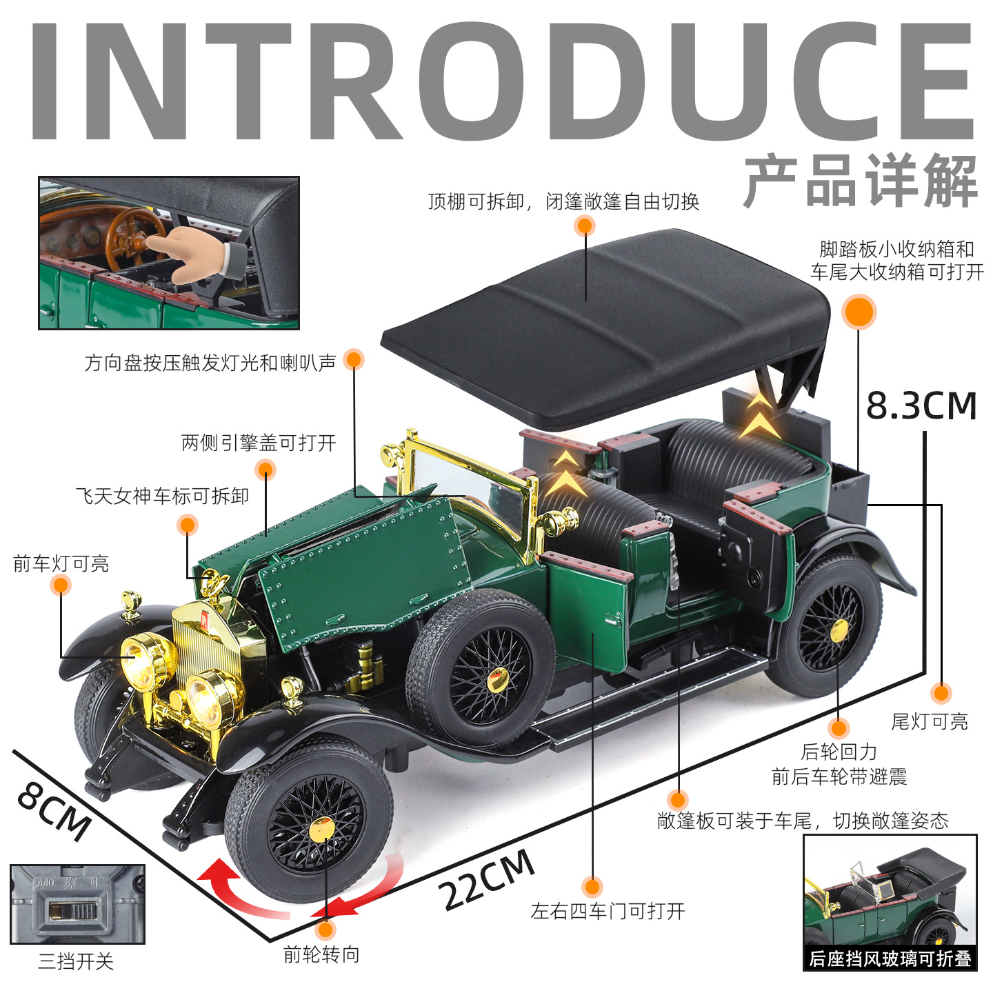 1:24 Rolls-Royce Phantom 1th 1 - Vintage And Collectible Toys review and price