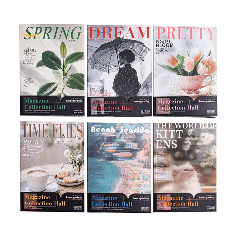 1pack/3pack Collage Scrapbook  - Vintage Collectible Magazines review and price