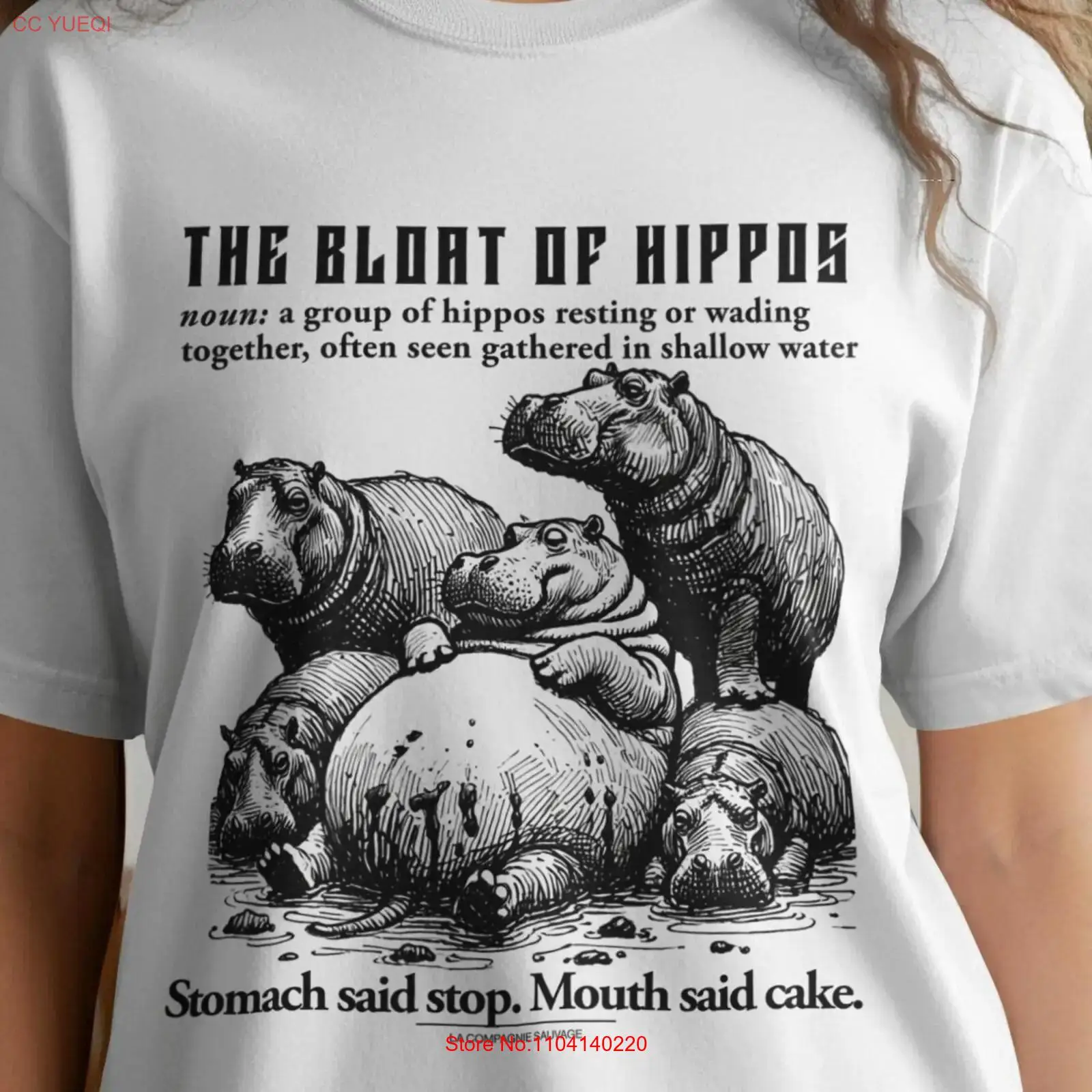Hippos T Shirt Bloat of Funny  - Collectible Vintage T Shirts review and price
