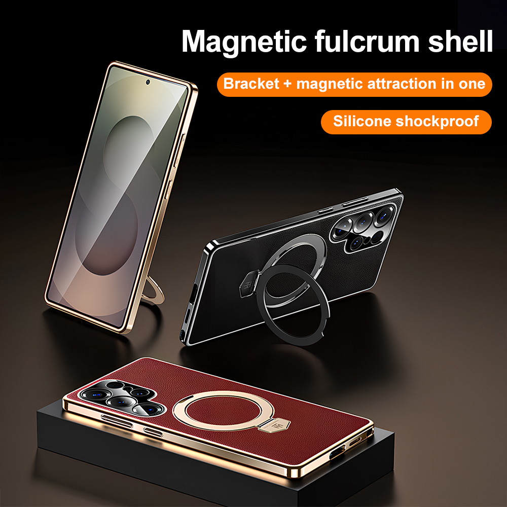 For Magsafe Magnetic Bracket P - Camera Leather Case review and price