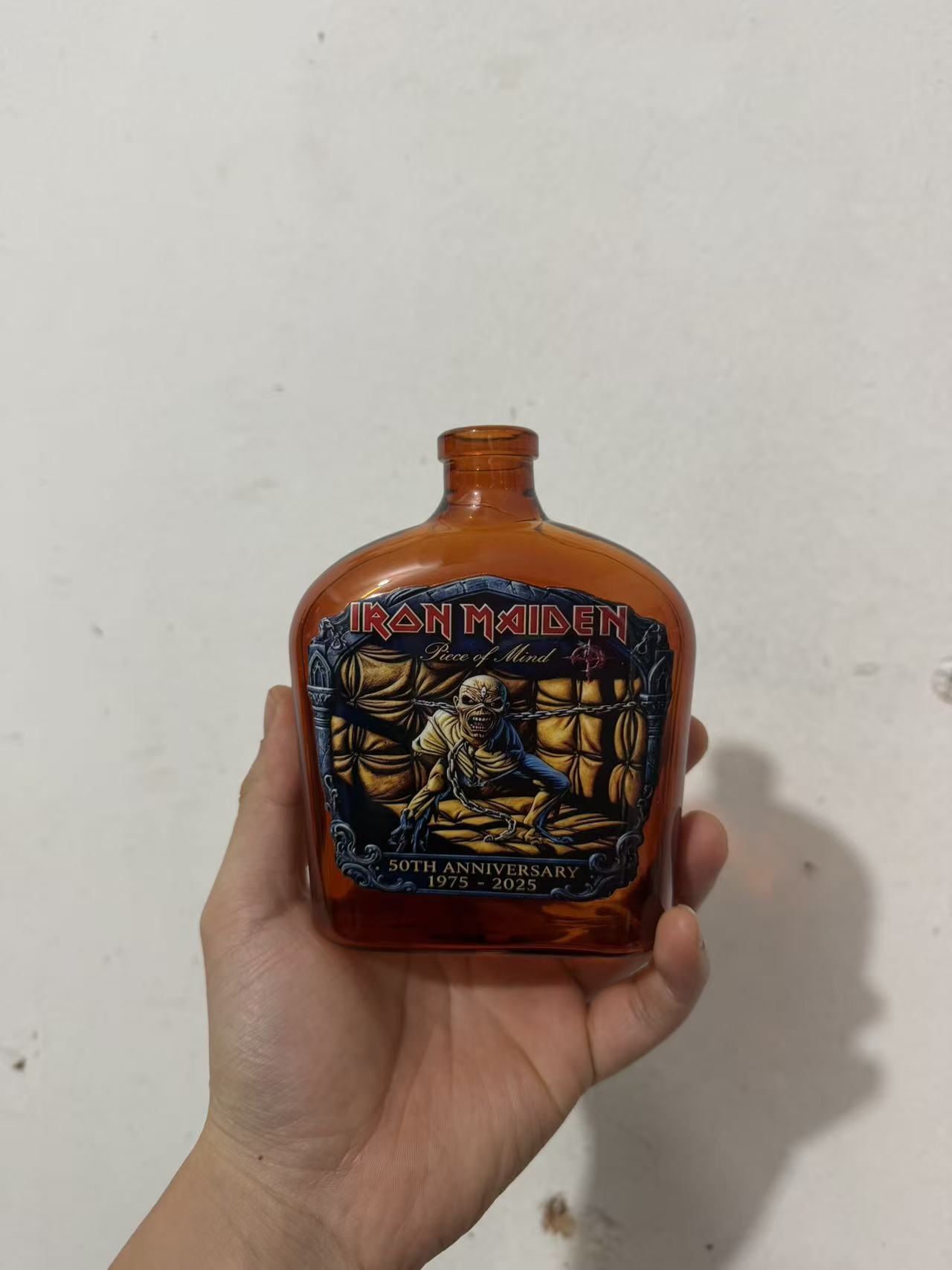 Vintage Rock Themed Mummy Scul - Vintage Collectible Bottles review and price