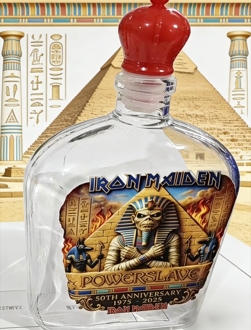Vintage Rock Themed Mummy Scul - Vintage Collectible Bottles review and price