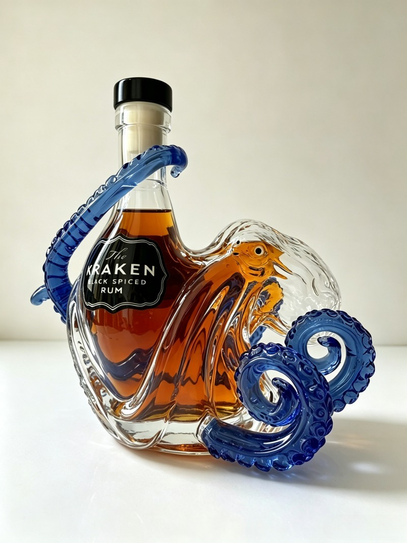 Decanter, Sea Monster, Octopus - Vintage Collectible Bottles review and price