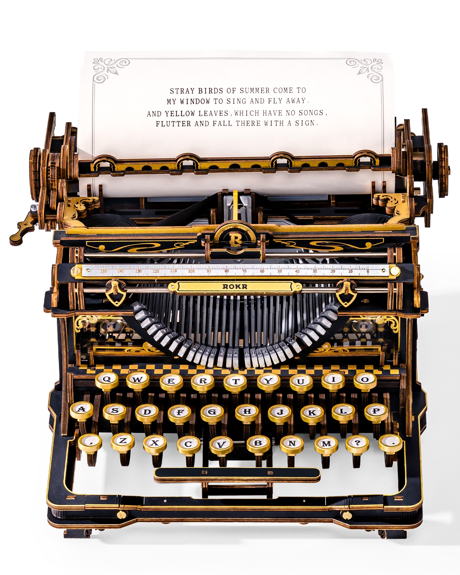 ROKR 3D Wooden Typewriter Puzz - Vintage And Collectible Toys review and price