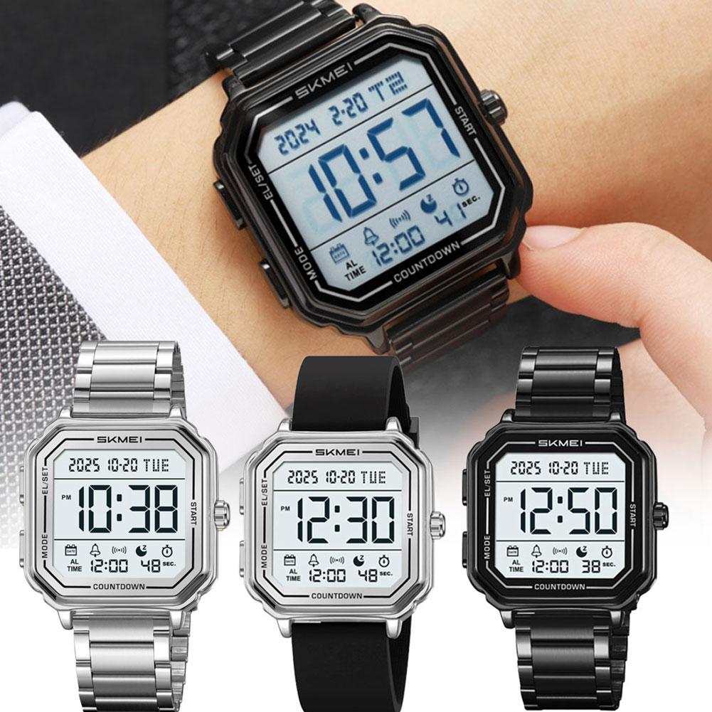 Vintage Digital Watch Stainles - Vintage Collectible Watches review and price