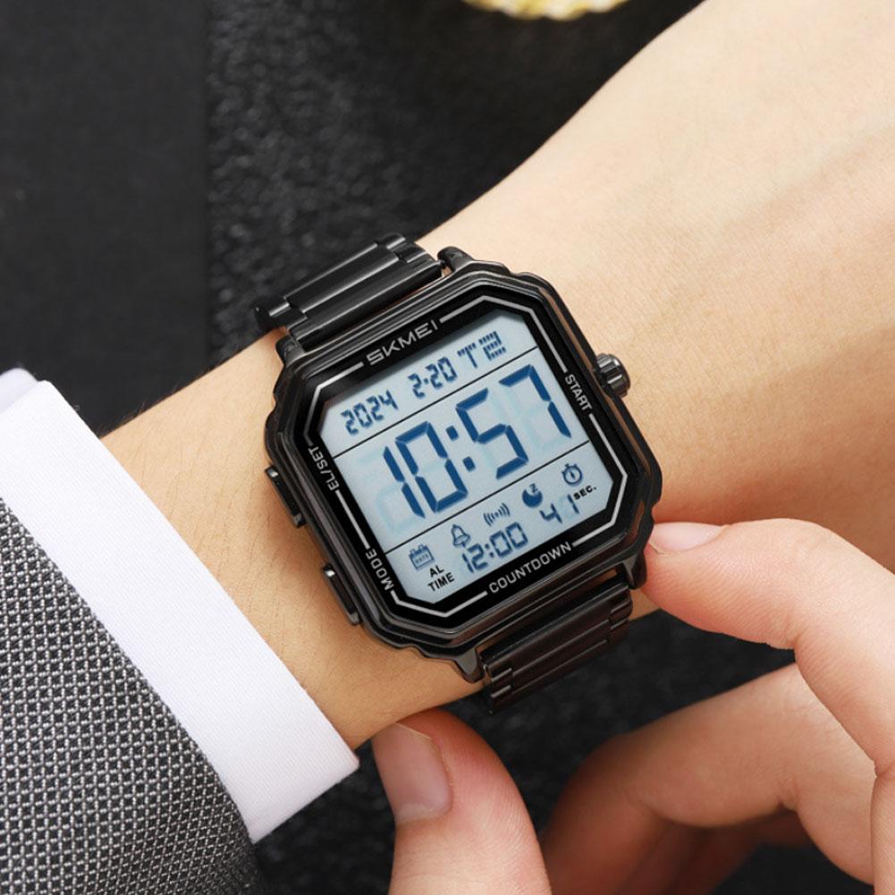 Vintage Digital Watch Stainles - Vintage Collectible Watches review and price