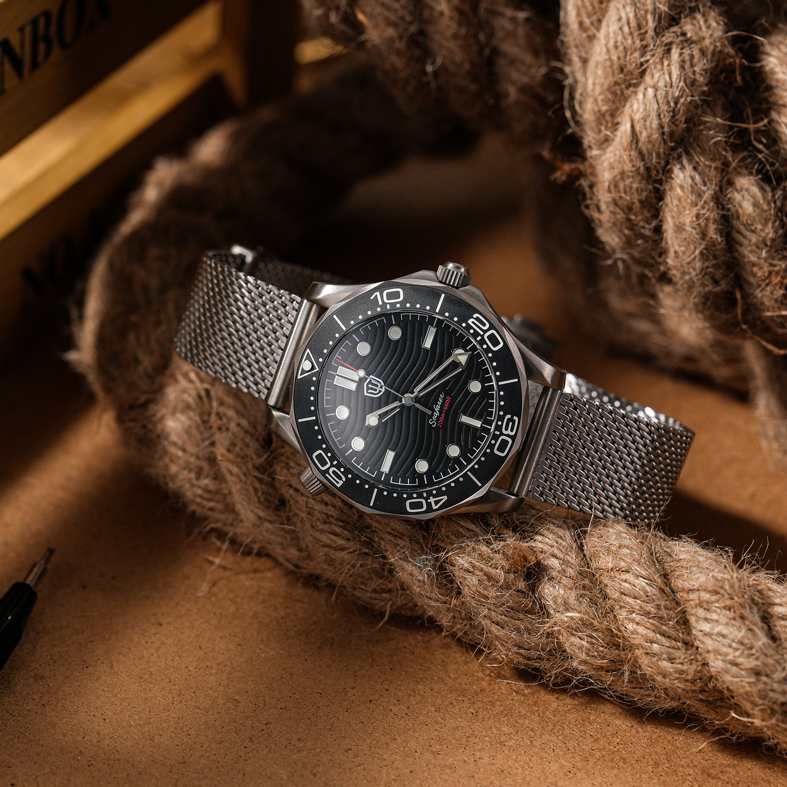 Watchdives 42mm Titanium Dive  - Vintage Collectible Watches review and price