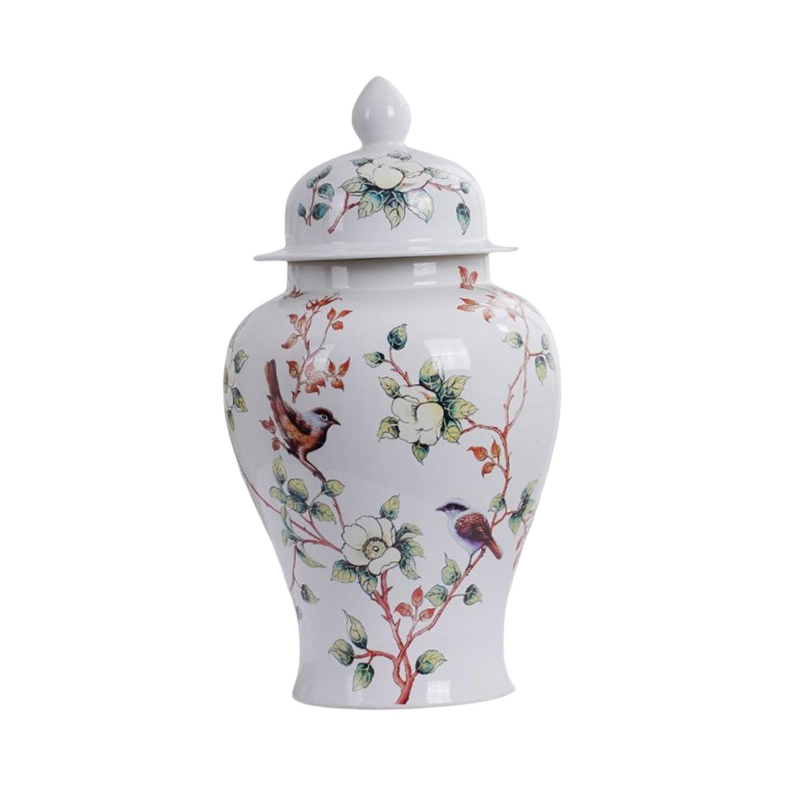 Ceramic Ginger Jar Vase Vintag - Vintage Collectible Bottles review and price