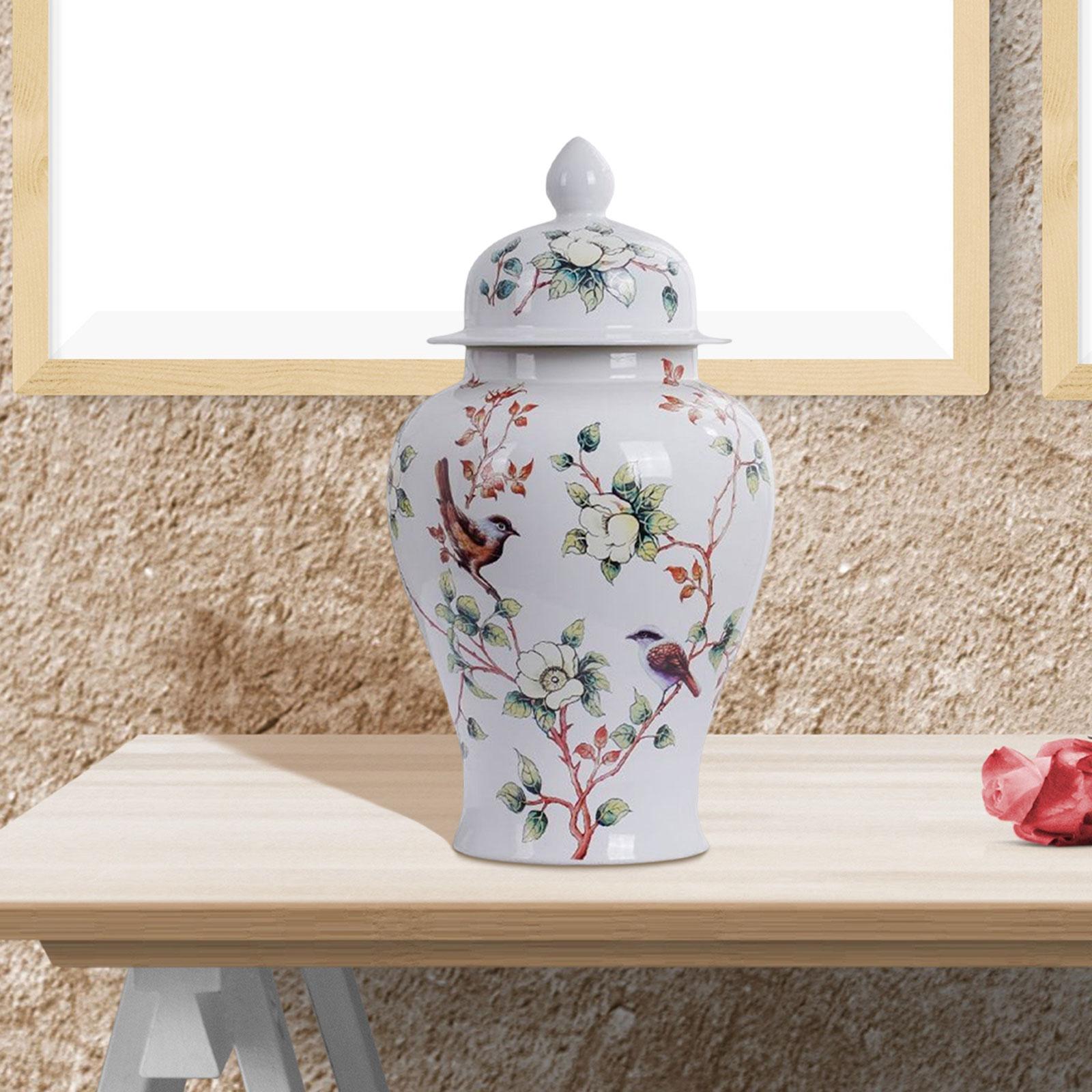 Ceramic Ginger Jar Vase Vintag - Vintage Collectible Bottles review and price