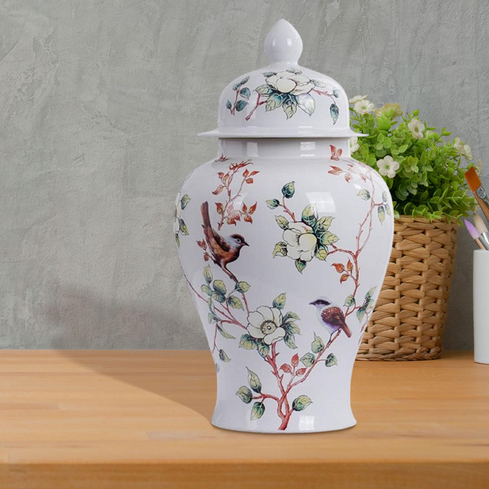 Ceramic Ginger Jar Vase Vintag - Vintage Collectible Bottles review and price